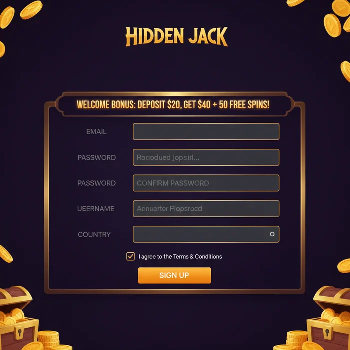 Hidden Jack Casino Signup